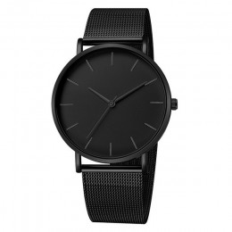 Luksusowe kobiety zegarek ze stali nierdzewnej czarna bransoletka Casual panie kwarcowe Wrist Watch kobiety zegarki reloj mujer 