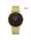 Genewa damski zegarek 2019 moda damska zegarki dla kobiet różowe złoto zegarek kobiety prosta bransoletka Montre Femme 2019 Relo