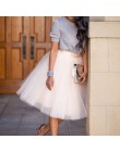 Party pociąg Puffy 5 warstwy 60CM moda kobiety spódnica z tiulu Tutu ślub druhna Overskirt halka Lolita Saia