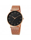 Luksusowe kobiety zegarek ze stali nierdzewnej czarna bransoletka Casual panie kwarcowe Wrist Watch kobiety zegarki reloj mujer 