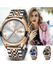 LIGE moda kobiety zegarki top damski marka luksusowy wodoodporny złoty zegarek kwarcowy kobiety ze stali nierdzewnej data Wear z