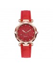 2020 kobiet Starry Sky Wrist Watch skóra Casual romantyczny Rhinestone projektant panie zegar prosta sukienka Gfit Montre Femme 