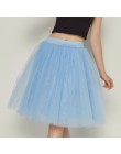 Party pociąg Puffy 5 warstwy 60CM moda kobiety spódnica z tiulu Tutu ślub druhna Overskirt halka Lolita Saia