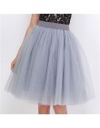 Party pociąg Puffy 5 warstwy 60CM moda kobiety spódnica z tiulu Tutu ślub druhna Overskirt halka Lolita Saia