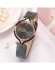 Moda proste damskie zegarki sportowe damskie Casual skórzana sukienka Zegarek kwarcowy Montre Femme Zegarek Damski Relojes