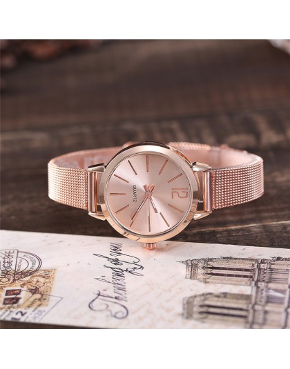 Zegarek damski ze stali nierdzewnej vansvar marka elegancki zegarek kwarcowy na co dzień zegarek na rękę zegar prezent reloj muj