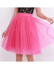 Party pociąg Puffy 5 warstwy 60CM moda kobiety spódnica z tiulu Tutu ślub druhna Overskirt halka Lolita Saia