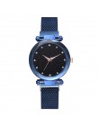 Kobiety oglądaj kobiety magnes gwiaździste niebo panie zegarek kwarcowy Sport Wrist reloj mujer kobieta zegar darmowa wysyłka re