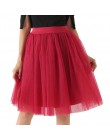 Party pociąg Puffy 5 warstwy 60CM moda kobiety spódnica z tiulu Tutu ślub druhna Overskirt halka Lolita Saia