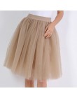 Party pociąg Puffy 5 warstwy 60CM moda kobiety spódnica z tiulu Tutu ślub druhna Overskirt halka Lolita Saia