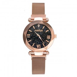 Reloj mujer luksusowe kobiety zegarki Starry Sky kobiet magnetyczne zegar zegarek kwarcowy zegarek mody panie zegarek na rękę re