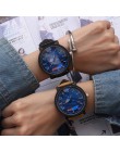 Kobiety zegarki moda damska skóra quartz zegarki na rękę zegarek sportowy na rękę zegar duża tarcza kobiet godzin Grils kreatywn