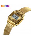 SKMEI moda Sport Watch kobiety najlepsze marki luksusowe 3Bar wodoodporne zegarki damskie mała tarcza cyfrowy zegarek Relogio Fe