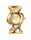 Specjalna moda zegarki damskie kobiety bransoletka zegarek kwarcowy kryształ luksusowe reloj Rhinestone eleagnt mujer saati femi