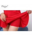 Plegie M-5XL spódnice damskie Plus rozmiar Tutu szorty szkolne spódnica spodnie nadaje się na cały rok Mini Saia wysokiej talii 