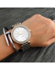 CONTENA luksusowy zegarek ze strasów kobiet zegarki moda złote zegarki damskie zegarek damski zegar reloj mujer relogio feminino