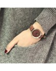 Matowe ze skóry w stylu vintage kobiet mody kwarcowy zegarki roma retro kobiety zegarek kobieta zegar 2019 ulzzang marka panie z