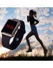Kobiety mężczyźni Unisex Sport cyfrowy zegarek led pasek silikonowy gorące zegarki elektroniczne zegary relogio feminino 2019