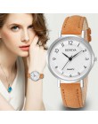 Montres zegarki damskie zegarek geneva mały cienki skórzany zegarek kwarcowy analogowy zegarek bransoletka damska zegarek gorąca