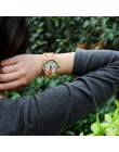 BOBO ptak panie drewniany zegarek kobiety montre femme bambusa zespół malowanie motyl kwarcowe zegarki w drewniane pudełko na pr