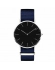 Simple Style Quartz Clock No Logo Ultra-thin Military Army Leather Watches