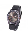 Foloy cyfrowe zegarki damskie jakość moda genewa cyfry rzymskie Faux Leather Analog Quartz Ladies bransoletka do zegarka zegar p