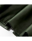 WOTWOY jesienne biuro Lady Faux Leather Women spódnica 2020 formalne wysokiej talii Midi spódnica ołówkowa do kolan z tylnym roz