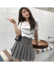 DICLOUD 2019 plisowane spódnice szachownicy kobiet Harajuku spódnica z wysokim stanem Casual taniec koreański pot krótka letnia 