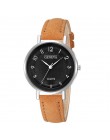 Montres zegarki damskie zegarek geneva mały cienki skórzany zegarek kwarcowy analogowy zegarek bransoletka damska zegarek gorąca