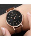 Genewa moda Montre Bayan Saat zegar skórzany zegarek damski w zegarkach kwarcowych urvoi zegarki damskie Relojes Para Mujer Hot 