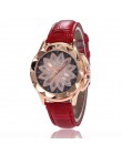 Reloj mujer kobiet zegarki TOP marka kobiet zegar złota róża kwiat Rhinestone montre femme kobiety zegarek na rękę relogio femin