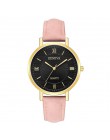 Genewa moda Montre Bayan Saat zegar skórzany zegarek damski w zegarkach kwarcowych urvoi zegarki damskie Relojes Para Mujer Hot 