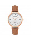 Genewa moda Montre Bayan Saat zegar skórzany zegarek damski w zegarkach kwarcowych urvoi zegarki damskie Relojes Para Mujer Hot 
