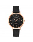 Genewa moda Montre Bayan Saat zegar skórzany zegarek damski w zegarkach kwarcowych urvoi zegarki damskie Relojes Para Mujer Hot 