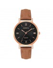 Genewa moda Montre Bayan Saat zegar skórzany zegarek damski w zegarkach kwarcowych urvoi zegarki damskie Relojes Para Mujer Hot 