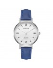 Genewa moda Montre Bayan Saat zegar skórzany zegarek damski w zegarkach kwarcowych urvoi zegarki damskie Relojes Para Mujer Hot 