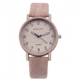 Marka gogoey damski zegarek moda zegarek z paskiem skórzanym kobiet zegarki damskie Reloj zegar Mujer seks Kol Saati Montre Femi