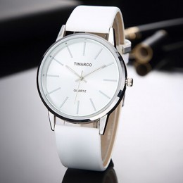 Moda kobiety zegarki Bayan Kol Saati proste Casual biała kobieta Zegarek Damski Zegarek Damski kobieta zegar Reloj Mujer