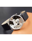 2018 śliczne mozaika kreskówkowa zegarek dla dzieci skórzane damskie zegarki Mickey kobiety zegarki kid boy girls relojes
