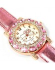 O. T. Sea marka piękny bajkowy zegarek dla dzieci dziewczyny modny kryształ damski zegarek kwarcowy na rękę dla dzieci