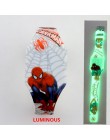 Nowy Luminous księżniczka elza dzieci zegarki dzieci Spiderman Avengers Cartoon wzór LED zegarek dziewczęcy Reloj Infantil zegar