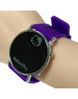 Dzieci elektroniczny Sport LED cyfrowy nadgarstek zegarek chłopcy silikonowy zegarek zegarek dziewczęcy Cartoon dziewczyna dziec