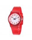 30M wodoodporny zegarek dla dzieci dorywczo przezroczysty zegarek galaretki dzieci zegarek dla chłopców dziewcząt zegarki zegar 
