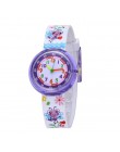 Oglądaj dzieci 11 wzorów świąteczny prezent uroczy kwiat zegarek dziewczęcy moda dziecięca zegarek sportowy galaretka kreskówka 