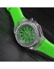 Lampa błyskowa led zegarki podświetlane kobiety mężczyźni chłopcy dziewczęta silikonowy zegarek na rękę moda Rhinestone zegar dz