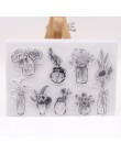 ZFPARTY wazon na kwiaty przezroczysty pieczęć silikonowa/pieczęć do DIY scrapbooking/ozdobny album na zdjęcia tworzenie kartek