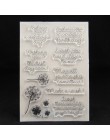 ZFPARTY zrób życzenie przezroczysty pieczęć silikonowa/pieczęć do scrapbookingu/ozdobny album na zdjęcia tworzenie kartek
