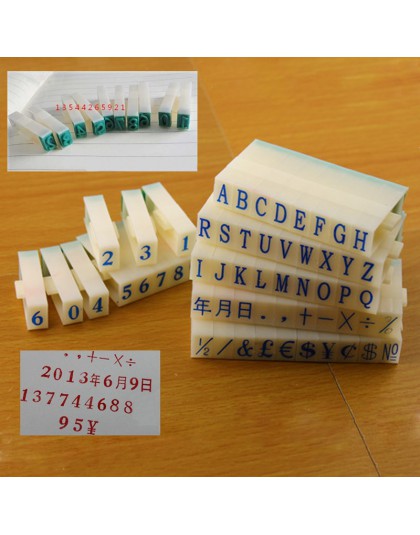 Od A do Z litery angielski znaczek cyfrowy Symbol Seal Scrapbooking alfabet połączenie druk atramentowy DIY rzemiosło artykuły b
