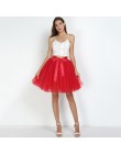 7 warstwowe 50cm Tutu tiulowe spódnice damskie wysokiej talii huśtawka Dolly suknia podkoszulek Mesh lato spódnica trzy czwarte 