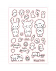 4*6inch ME słonie króliki Piggy Monkey Tiger Lion Transparent Stamp wyczyść znaczki dla DIY papier do scrapbookingu robienie kar